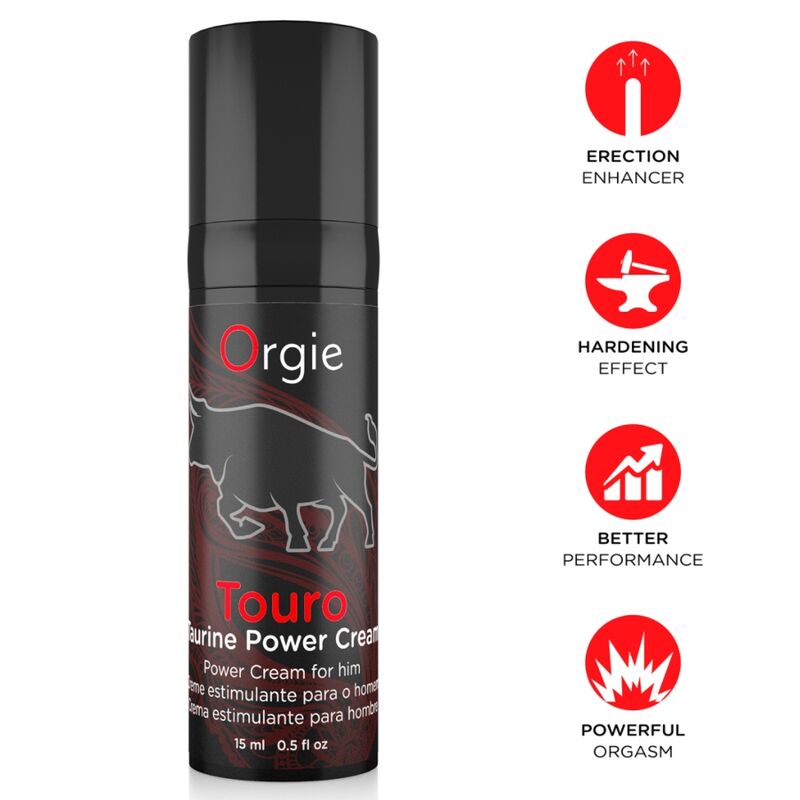 ORGIE - Touro crema para la erección, 15 ml