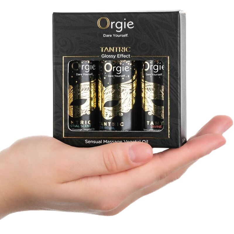 ORGIE - COLECCIÓN TÁNTRICA, MINI ACEITES DE MASAJE SENSUAL 3 X 30 ML