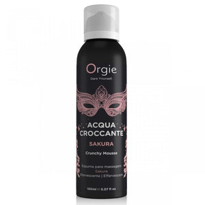 ORGIE - Mousse de masaje crujiente de sakura, 150 ml