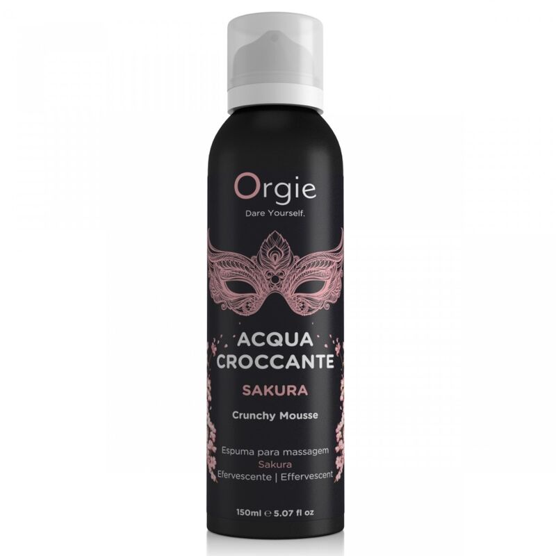 ORGIE - Mousse de masaje crujiente de sakura, 150 ml