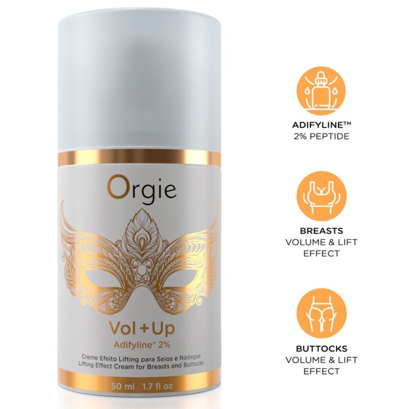 ORGIE - CREMA VOL+UP EFECTO LIFTING PARA PECHO Y GLÚTEOS 50 ML