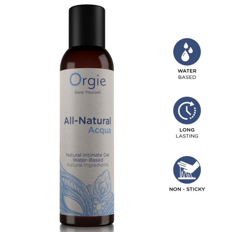 ORGIE - GEL ÍNTIMO NATURAL DE BASE ACUOSA 150 ML