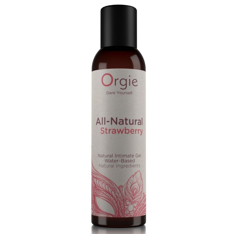 ORGIE - GEL ÍNTIMO DE BASE ACUOSA TOTALMENTE NATURAL DE FRESA 150 ML