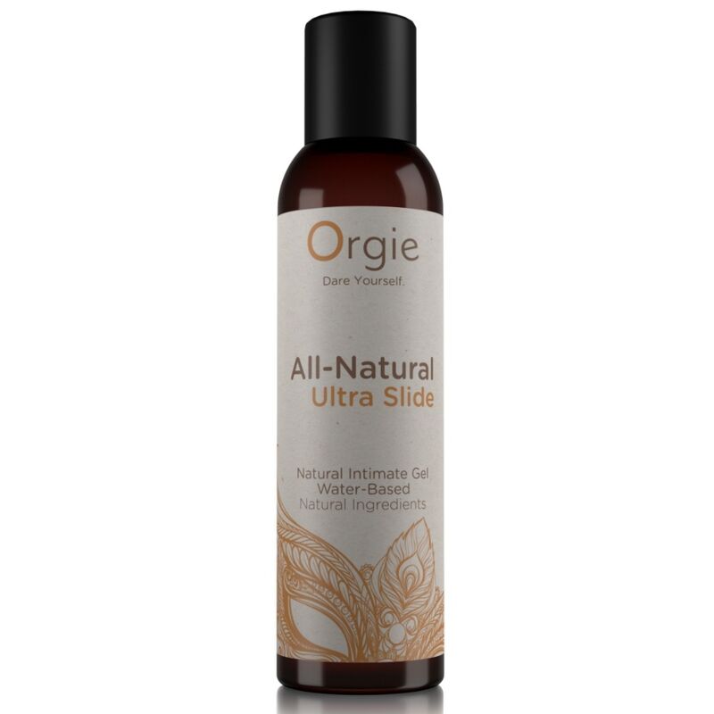 ORGIE - GEL ÍNTIMO ULTRA SLIDE A BASE DE CQUA, TOTALMENTE NATURAL, 150 ML