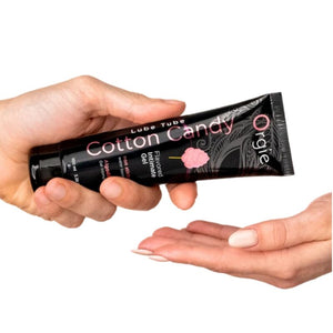 ORGIE - TUBO DE LUBRICANTE ALGODÓN DE AZÚCAR COMESTIBLE GEL ÍNTIMO DE BASE ACUOSA 100 ML