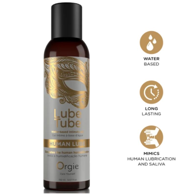 ORGIE - TUBO DE LUBRICANTE UMANO GEL ÍNTIMO DE BASE ACUOSA 150 ML