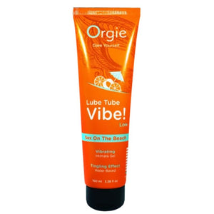 ORGIE - LUBRIFICANTE IN TUBO VIBE! SESSO SULLA SPIAGGIA GEL INTIMO BACIABILE LEGGERO 100 ML