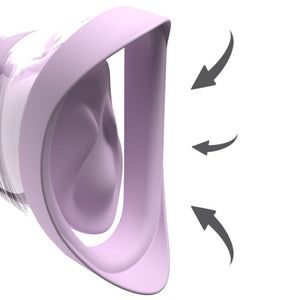 FANTASY FOR HER - VELOURA TOUCH PLEASURE POMP POMPA INTIMA CON ASPIRAZIONE E VIBRAZIONE VIOLA