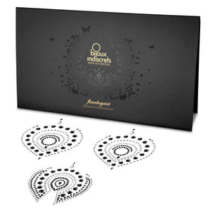 BIJOUX - INDISCRETS FLAMBOYANT NEGRO Y PLATA