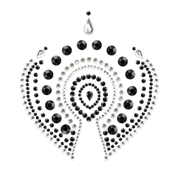 BIJOUX - INDISCRETS FLAMBOYANT NEGRO Y PLATA