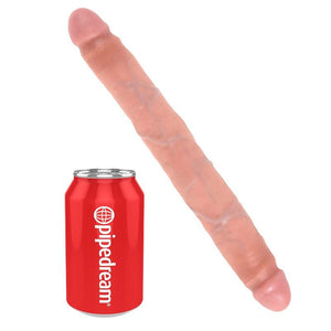 KING COCK - THIN DOUBLE DILDO 30 CM