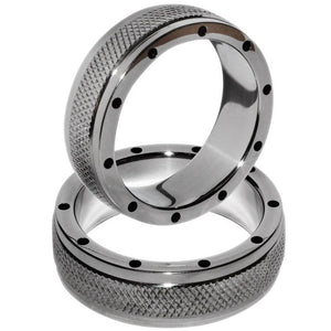 METAL HARD - ANELLO PER PENE E TESTICOLI 55MM