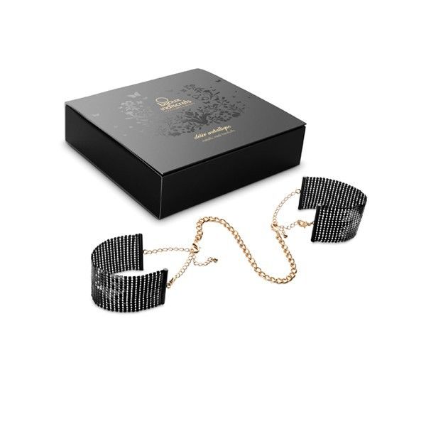 BIJOUX - DESEO METÁLICO MANETA DE RED METÁLICA NEGRA