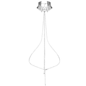 BIJOUX - DESEO METÁLICO COLLAR METÁLICO PLATEADO