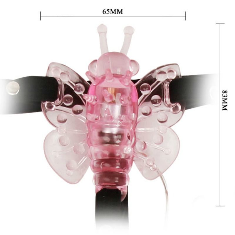 BAILE - ARNÉS CON MARIPOSA VIBRATORIA MULTIVELOCIDAD