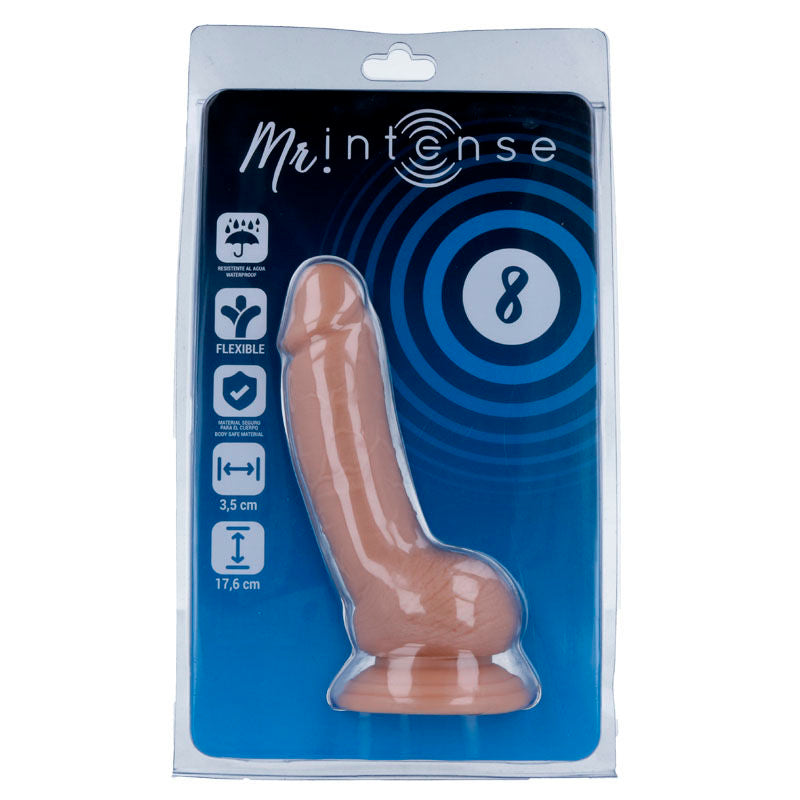 MR INTENSE - 8 DILDO REALISTICO 17.6 CM -O- 3.5 CM