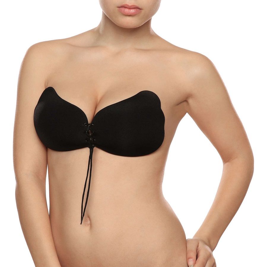 BYE-BRA - LACE-IT PUSH-UP ENHANCEMENT NERO COPPA A