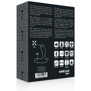 ADDICTED TOYS - VIBRATORE ANALE NERO