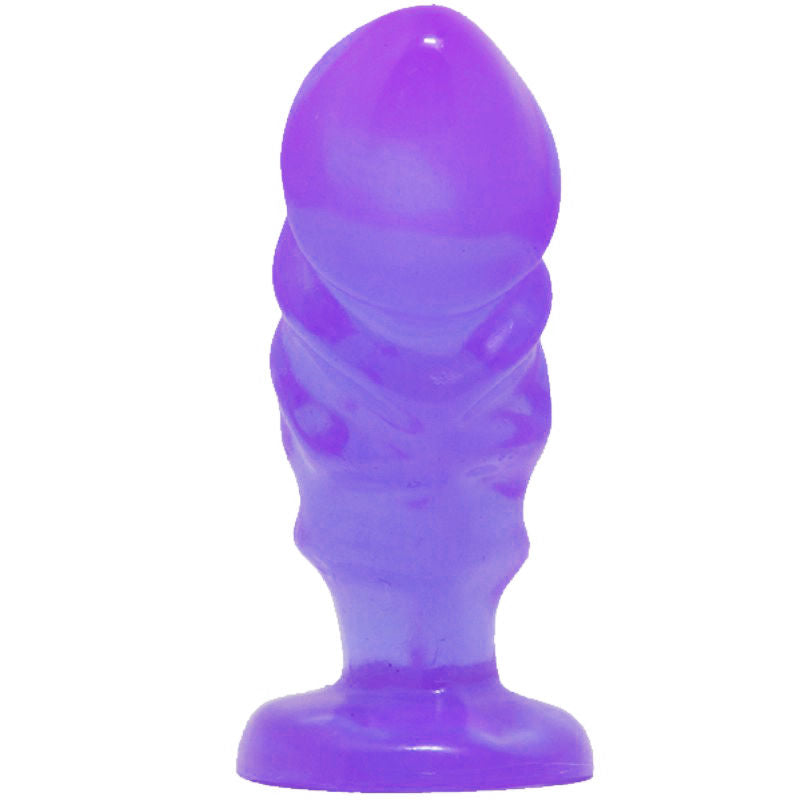 BAILE - TAPÓN ANAL UNISEX CON VENTOSA LILA
