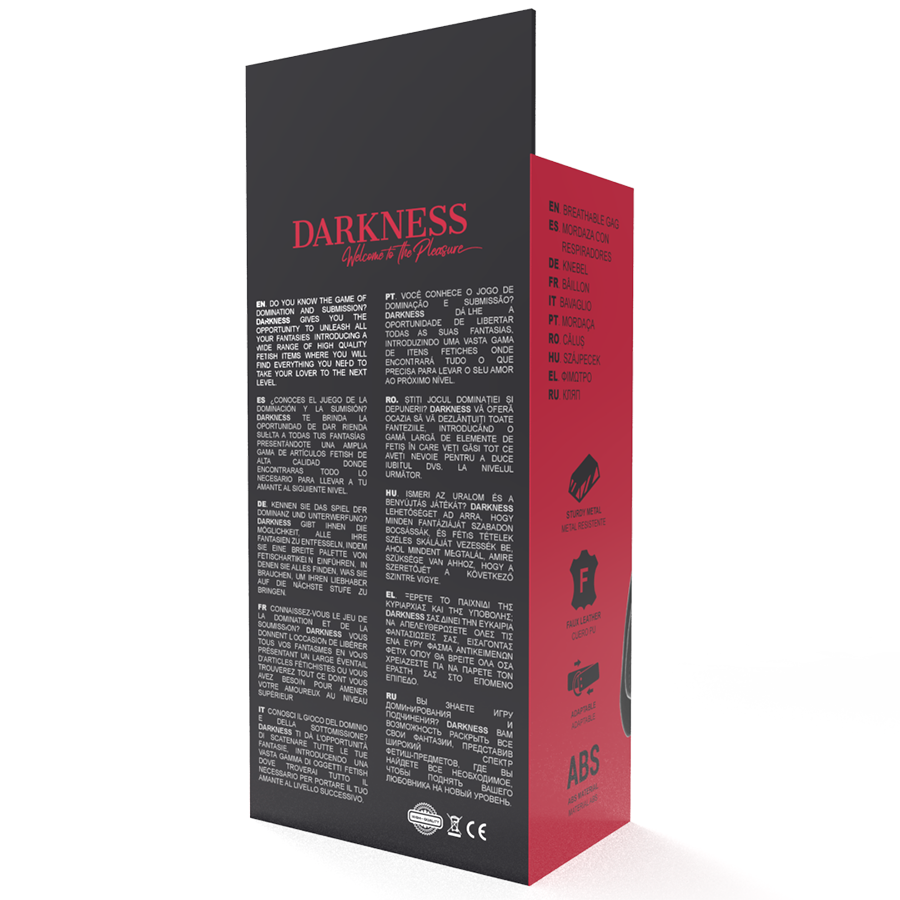 DARKNESS - BABERO NEGRO TRANSPIRABLE