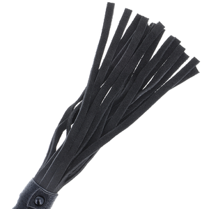 DARKNESS - LÁTIGO DE BONDAGE NEGRO CON MANGO DE CUERO