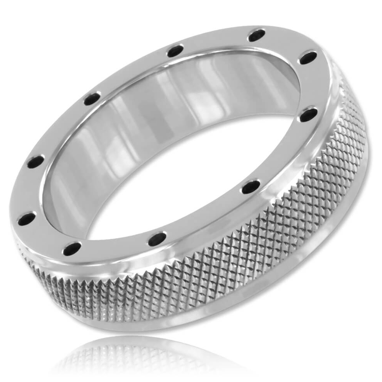 METAL HARD - ANILLO METÁLICO PARA PENE Y TESTÍCULOS 45MM