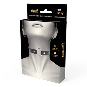 COQUETTE CHIC DESIRE - VEGAN LEATHER NECKLACE WOMEN ACCESSORY