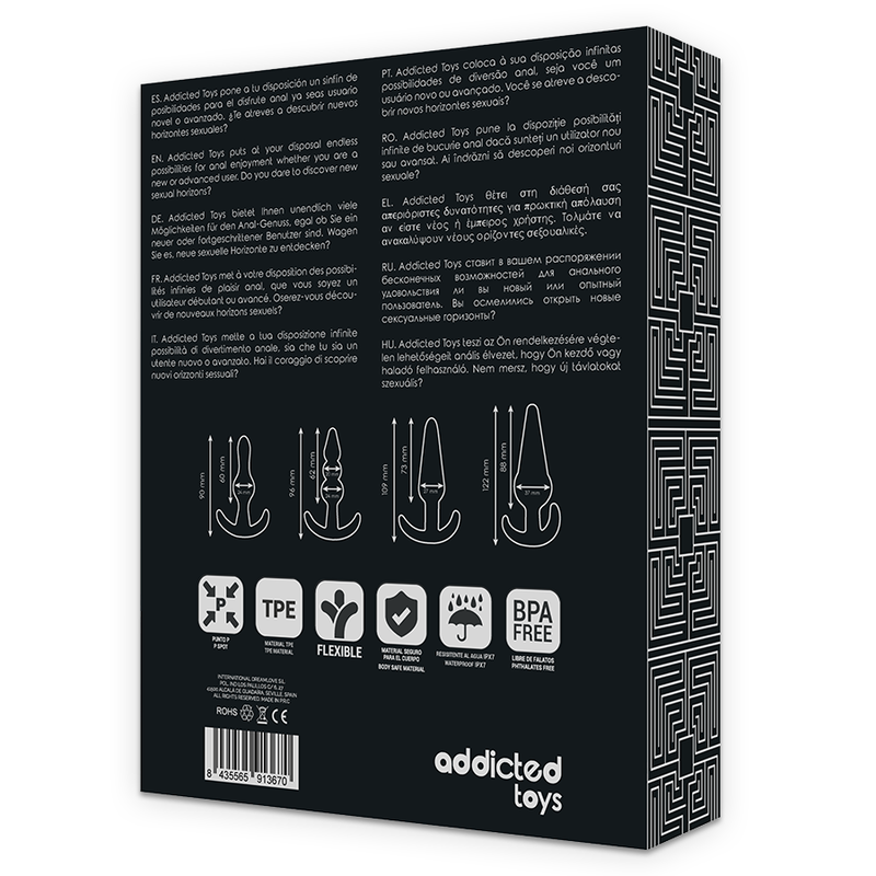 ADDICTED TOYS - SET DI 4 BUTT PLUG