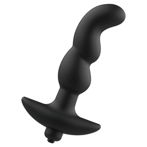 ADDICTED TOYS - MASSAGGIATORE ANALE NERO CON VIBRAZIONE MODELLO 2