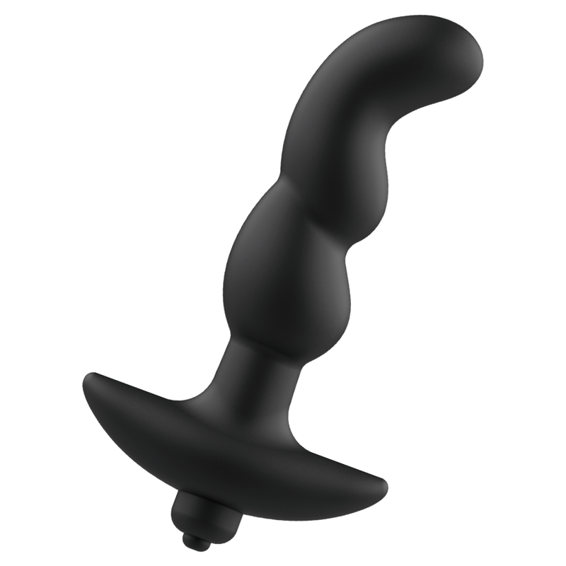 ADDICTED TOYS - MASSAGGIATORE ANALE NERO CON VIBRAZIONE MODELLO 2